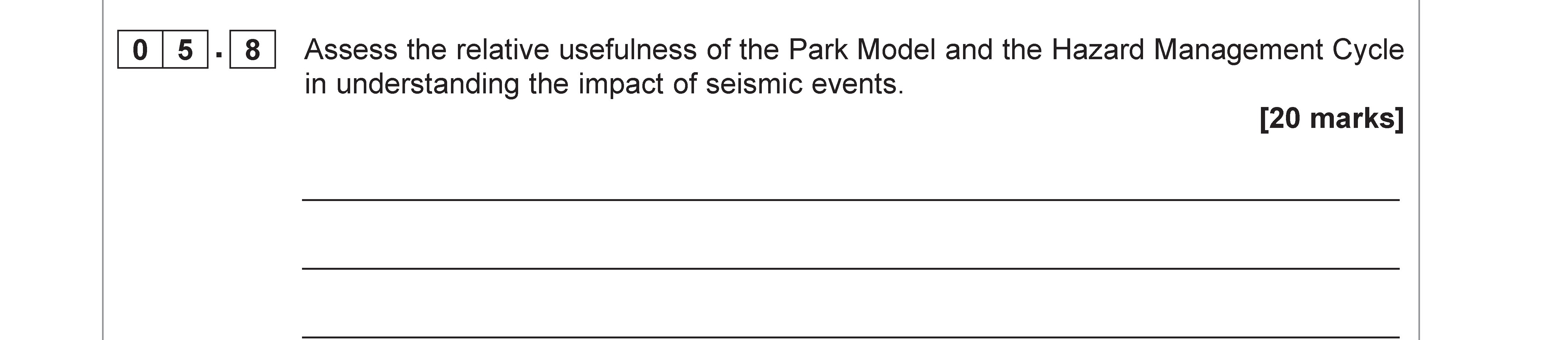 Assess-the-relative-usefulness-of-the-Park-Model-and-the-Hazard-Management-Cycle-in-understanding-the-impact-of-seismic-events.-AQA-A-Level Geography-Question 5-2019-Paper 1.png